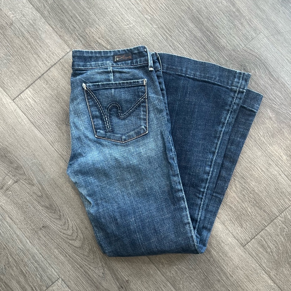Citizens of humanity Blue Flare & Wide Leg Jeans